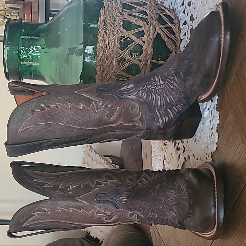 Lucchese Eagle designed cowboy boots 7 NWT